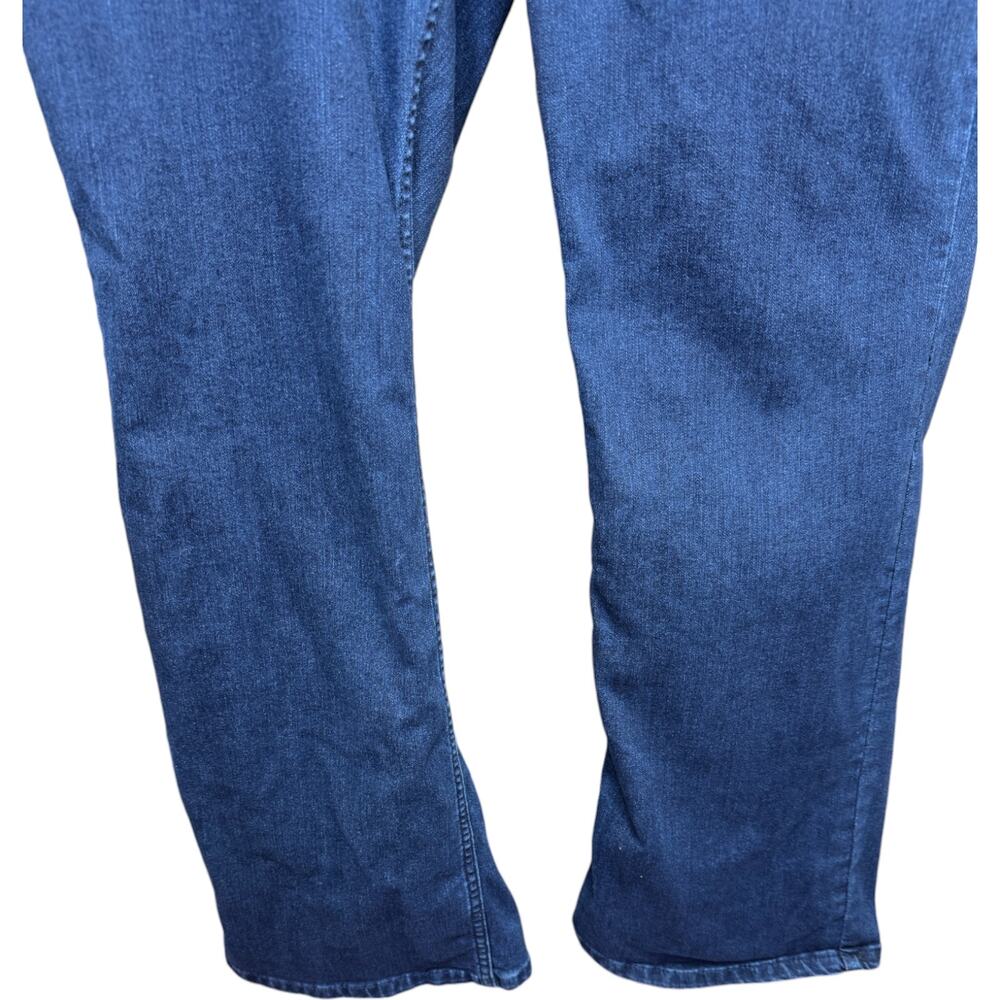 BEAUTIFUL by Lawrence Zarian Regular Baby Boot Jean- Indigo Dark Rinse 24 Plus - Picture 9 of 12